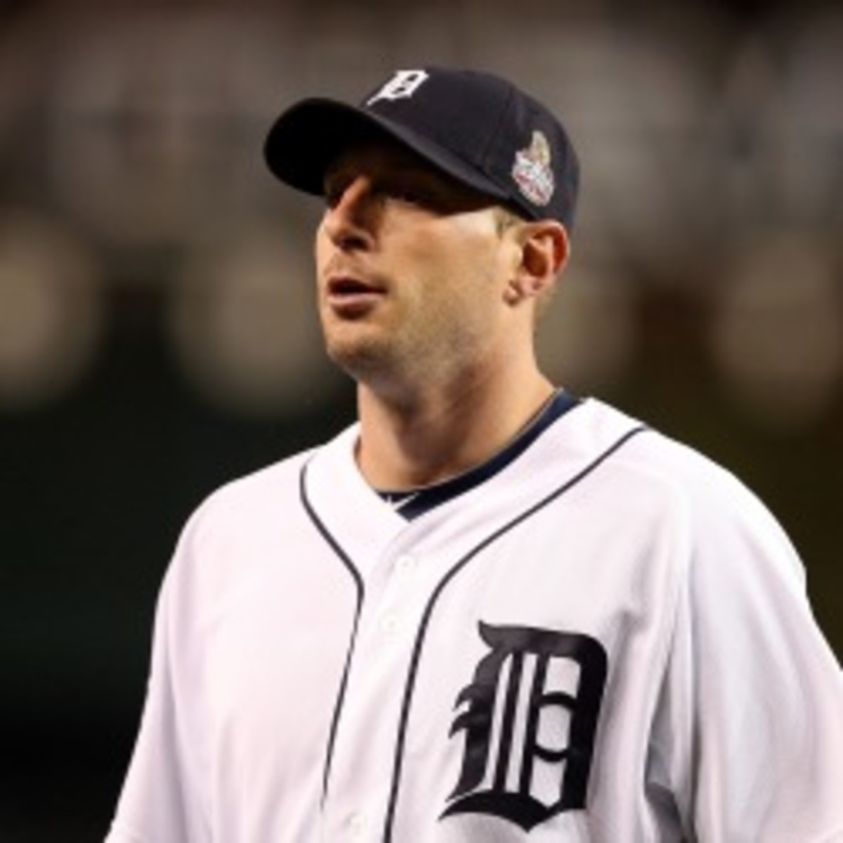Tigers pitcher Max Scherzer agreed to a one-year deal worth $6.7 million. (Ezra Shaw/Getty Images)