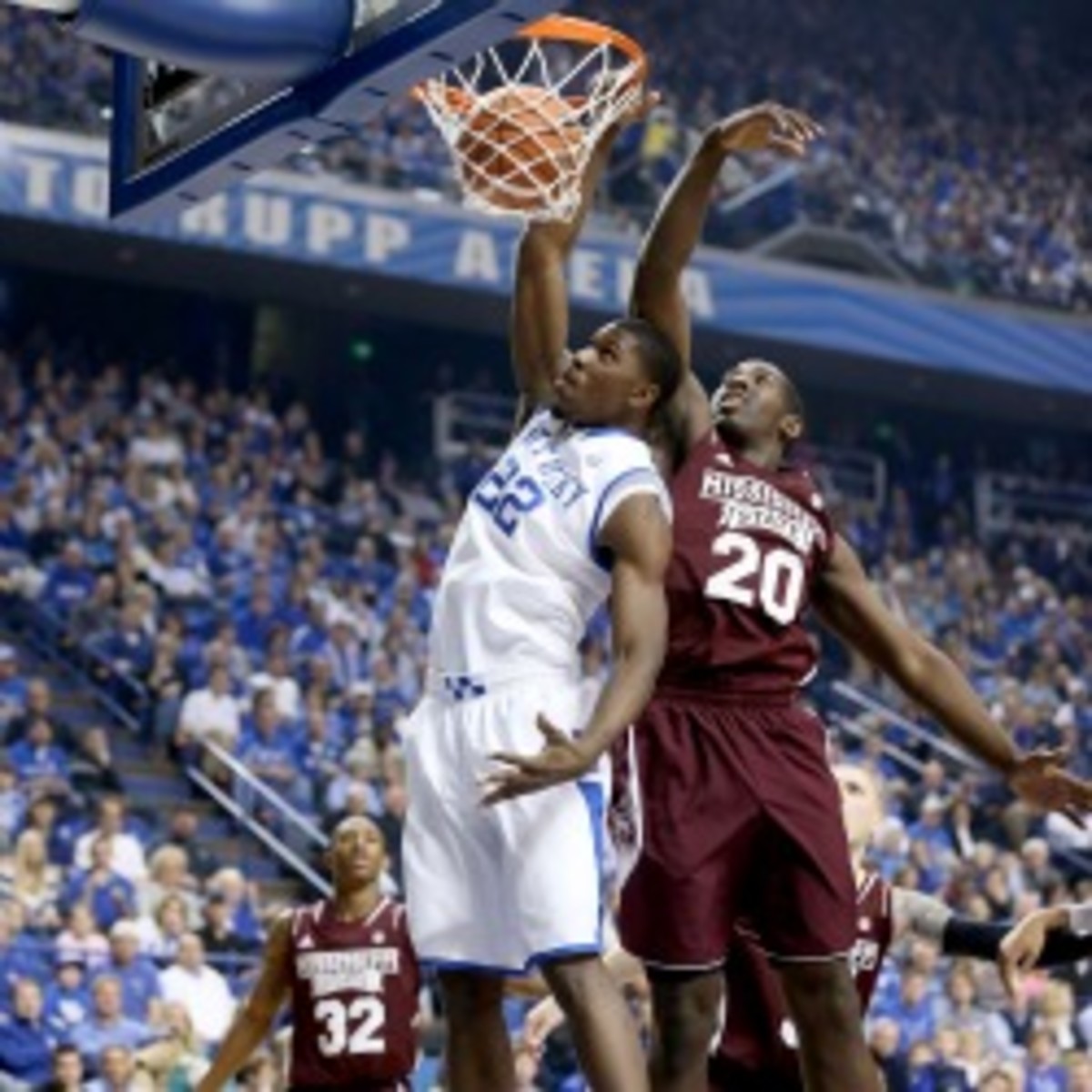 Kentucky forward Alex Poythress is returning for his sophomore season. (Andy Lyons/Getty Images)