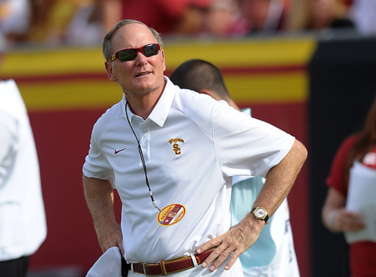 Trojans athletic director Pat Haden was hoping that his football program could catch a break.