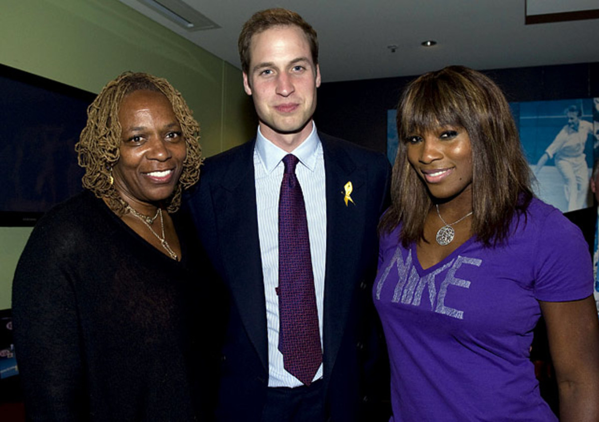 Oracene Price, Prince William and Serena Williams