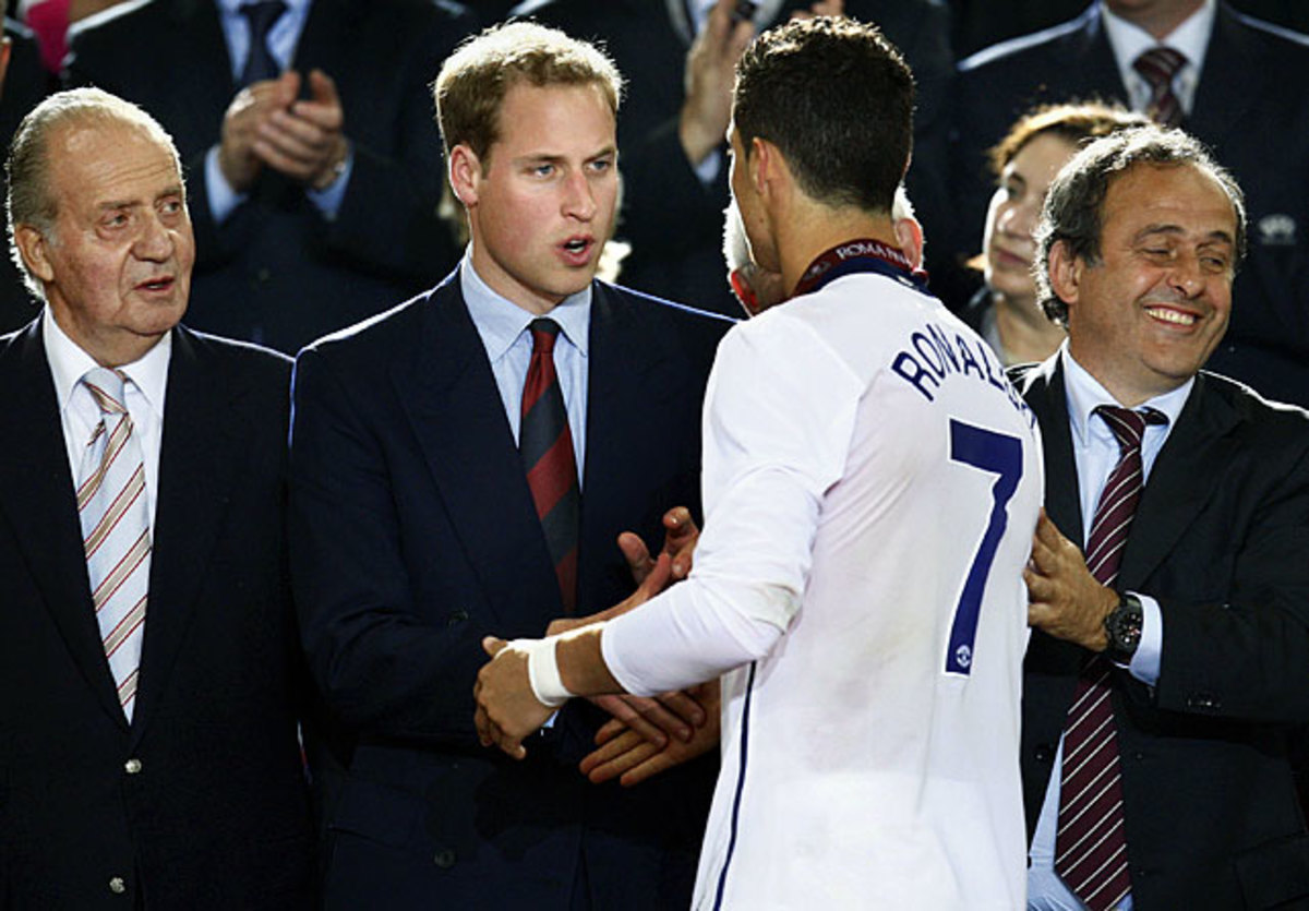 Cristiano Ronaldo and Prince William