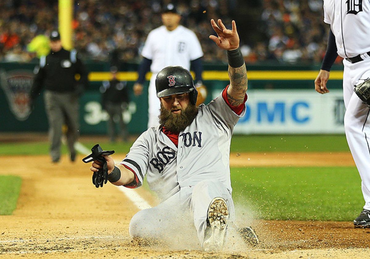 Mike Napoli was the driving force behind Boston's victory over the Tigers in Game 5 of the ALCS.