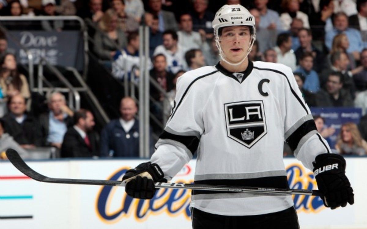 Dustin Brown and the Kings have agreed to an eight-year extension. (Abelimages/Getty Images)