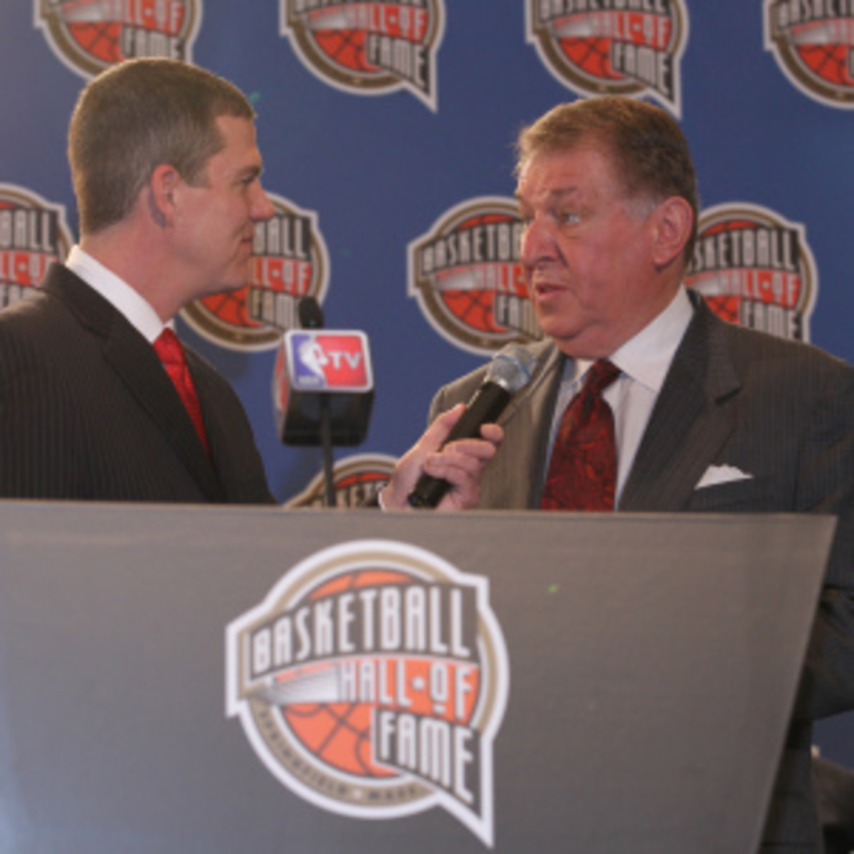 Giving fans a vote in the Basketball Hall of Fame selection is a high priority for Jerry Colangelo. (Jack Arent/Getty Images)