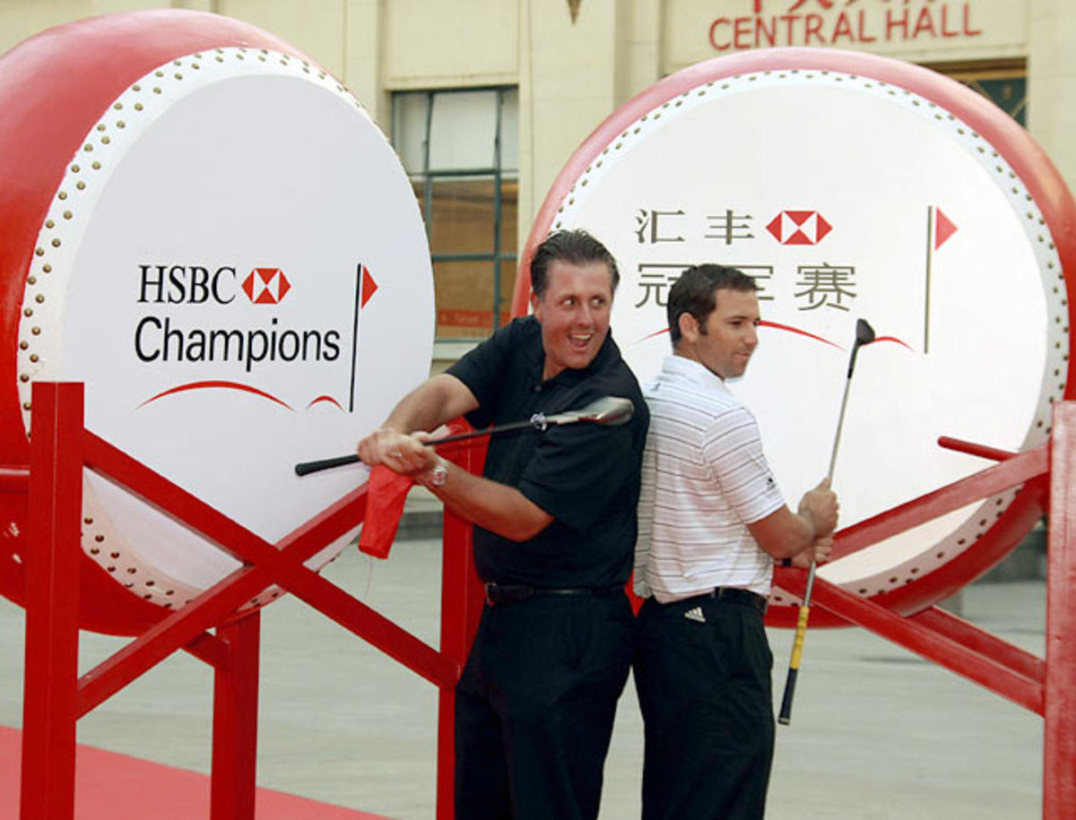 Phil Mickelson and Sergio Garcia