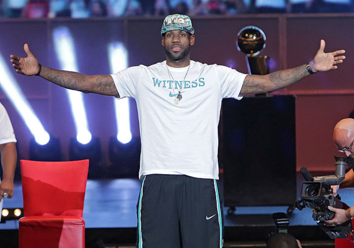 LeBron James has risen to idol status in Miami after leading the Heat to consecutive championships.