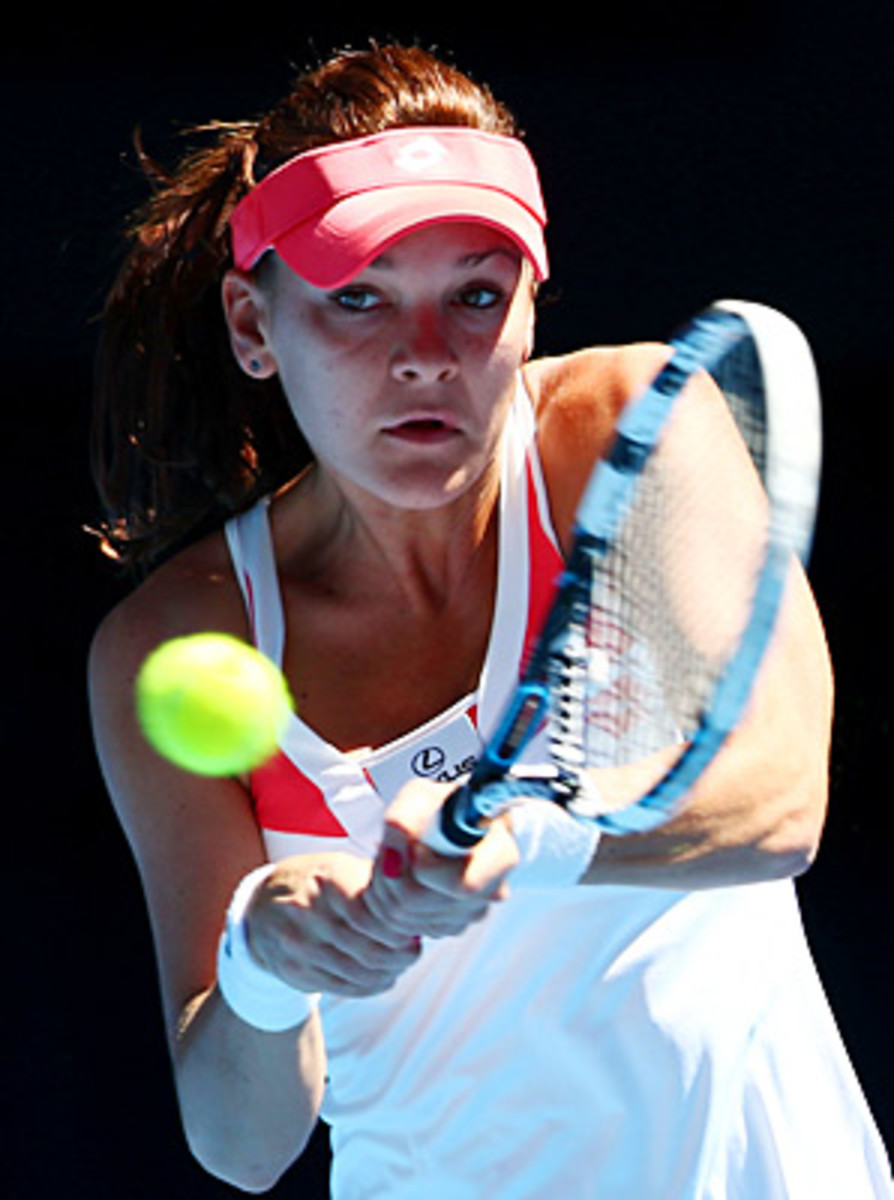 Agnieszka Radwanska got past Romanian Irina-Camelia Begu 6-3, 6-3.