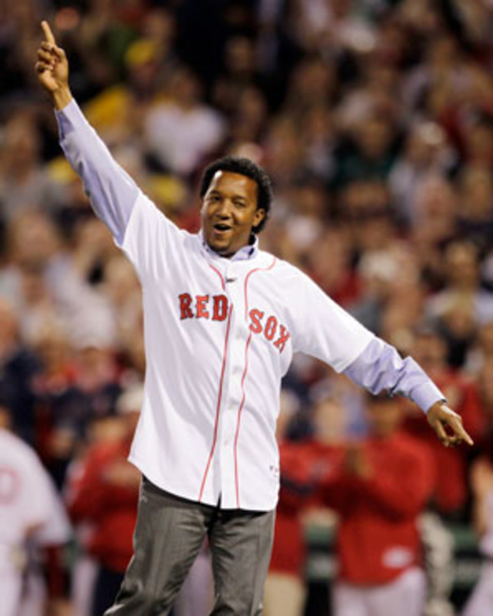 Pedro Martinez won two Cy Young awards in Boston and helped the Red Sox to the 2004 World Series title.