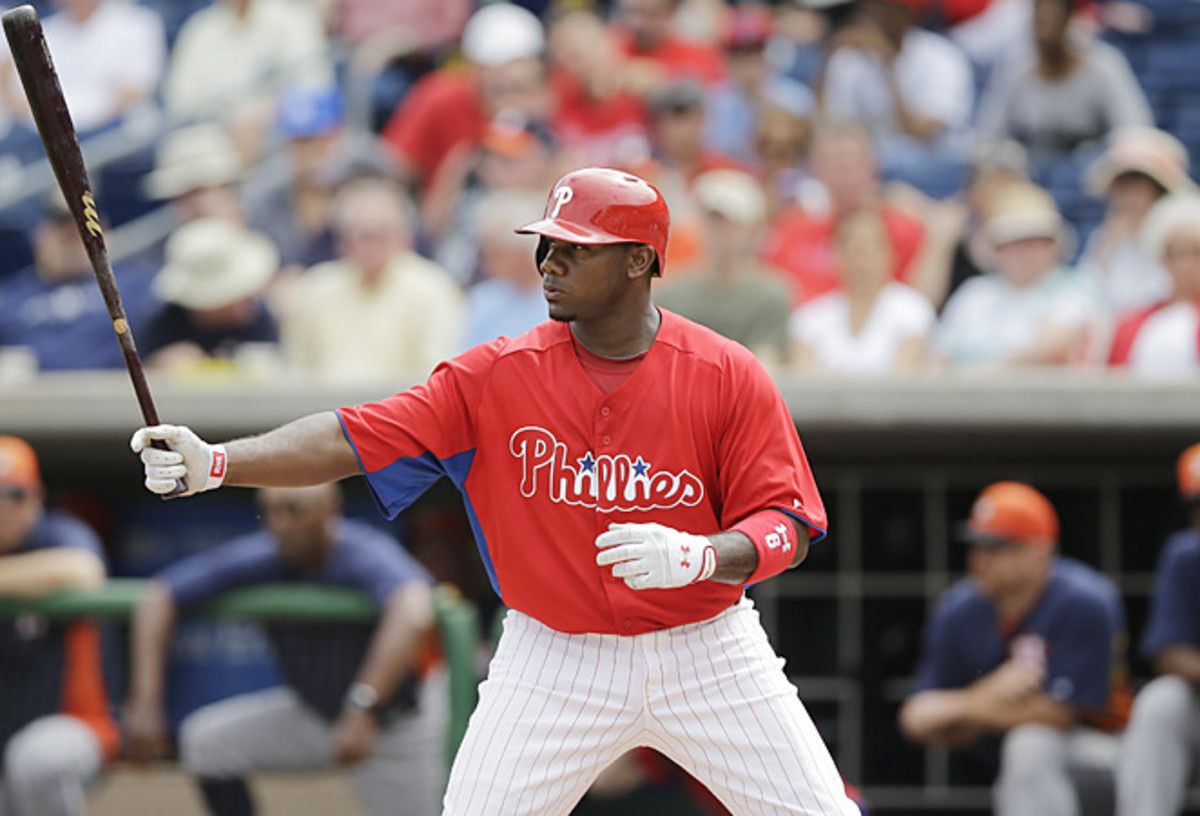In coming back from a ruptured Achilles last season, Ryan Howard hit a career-low .219 in 71 games.