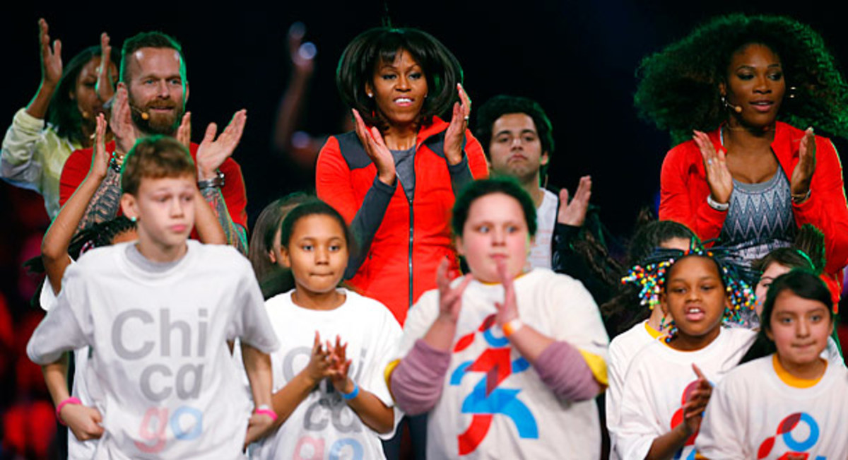 Serena Williams and Michelle Obama