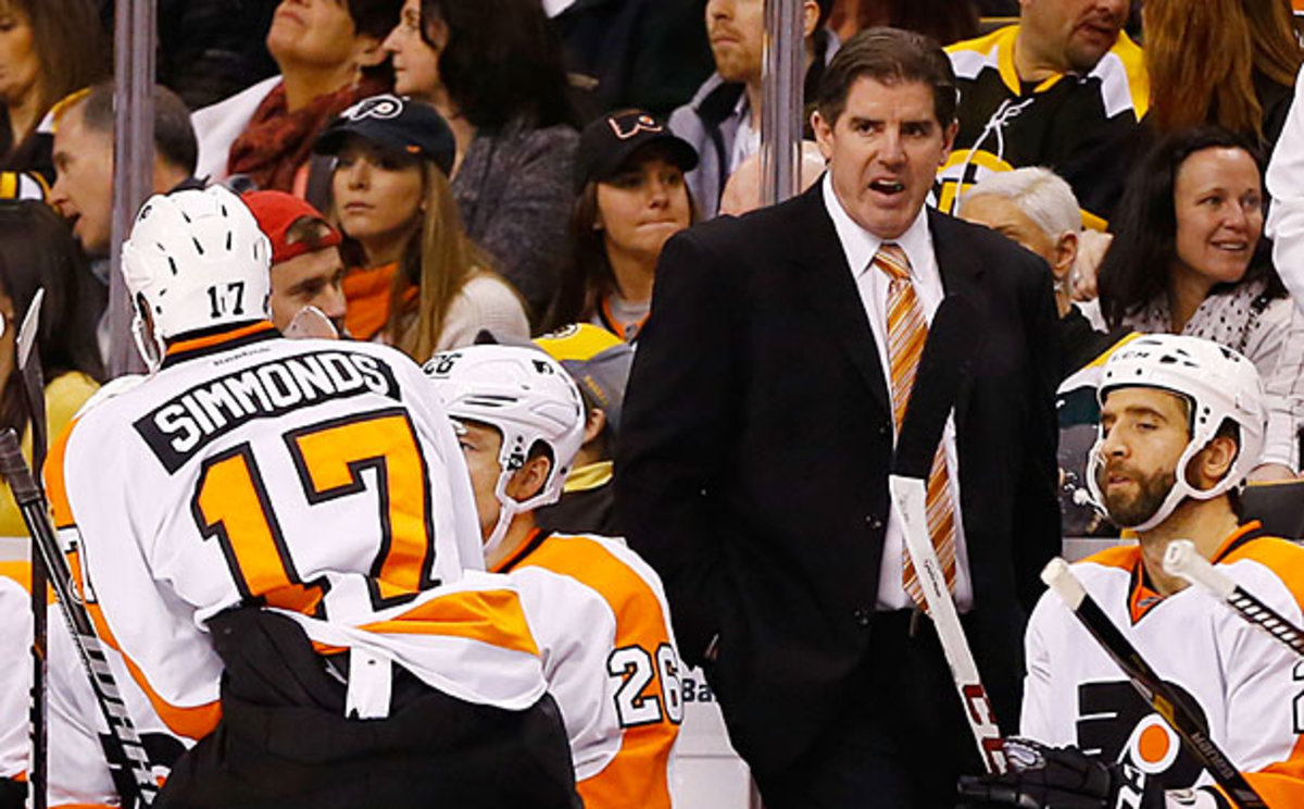 Peter Laviolette may be fired as coach of the struggling Flyers.