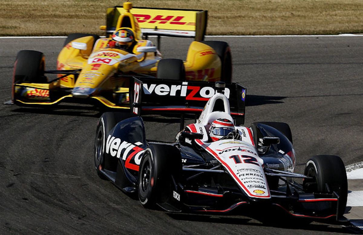 Ryan Hunter-Reay (DHL car) had never finished better than 12th at Barber Motorsports Park until Sunday's victory.