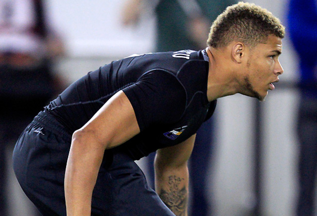 Tyrann Mathieu brings a ton of talent -- and baggage -- to Arizona. (Sean Gardne/AP)