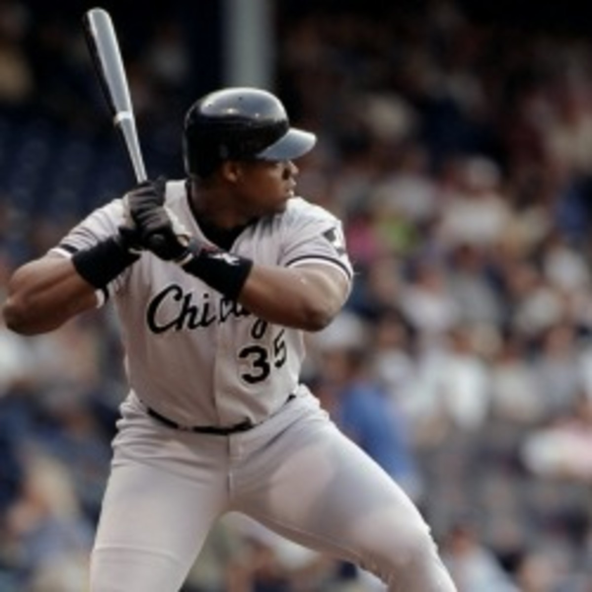 Frank Thomas is confident that he will be elected into the Hall of Fame next year. (Elsa/Getty Images)