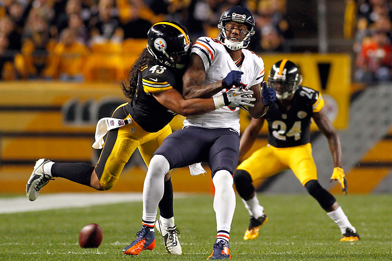 Troy Polamalu is back to his devastating self, but the Steelers defense has yet to record a takeaway. (Justin K. Aller/Getty Images)