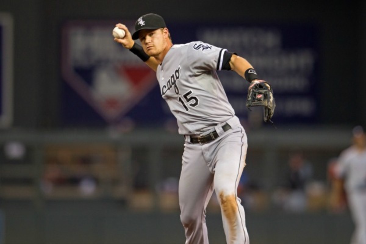 The Blue Jays reportedly covet White Sox second baseman Gordon Beckham. (Brace Hemmelgarn/Getty Images)