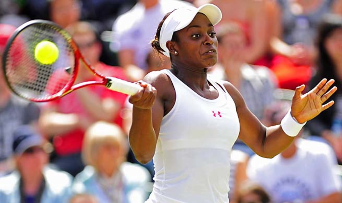 Sloane Stephens reached the third round in her Wimbledon debut last year.