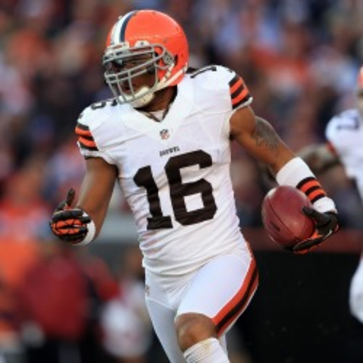 The Cardinals and kick returner Josh Cribbs agreed to a deal. (Doug Pensinger/Getty Images)