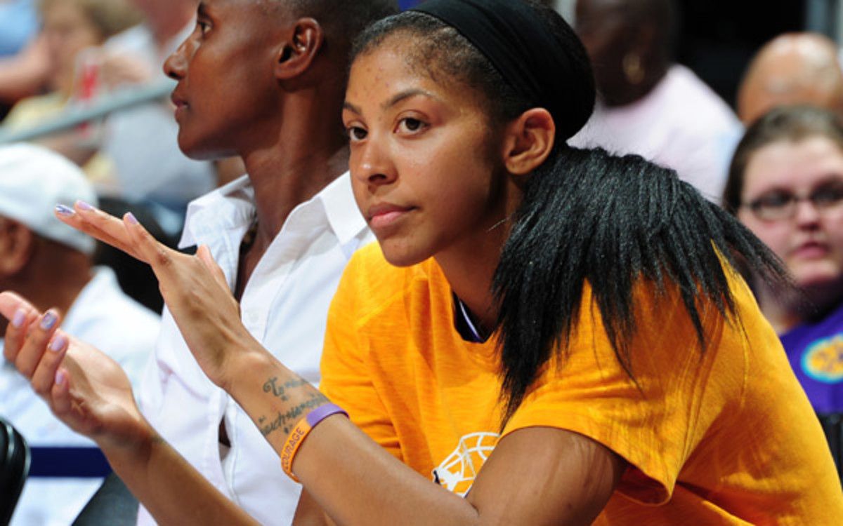 Sparks forward Candace Parker will reportedly win her second WNBA MVP. (Scott Cunningham/NBAE via Getty Images)