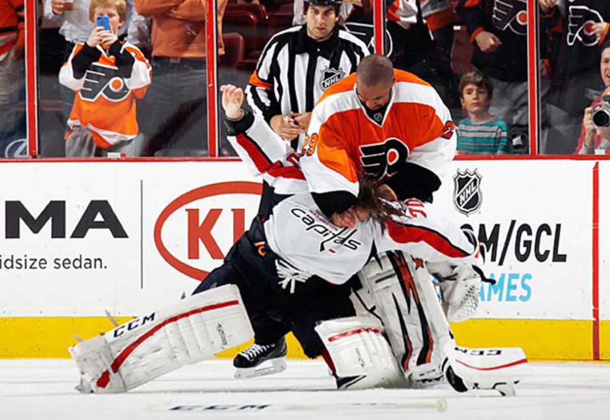 Gary Bettman says incidents like Ray Emery's attack on Braden Holtby are blown out of proportion.