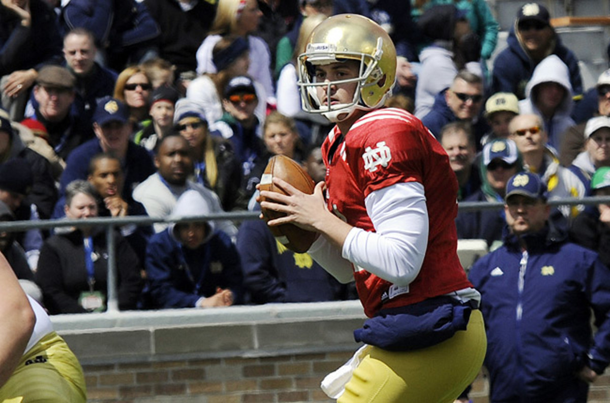 Rees has started 18 games for the Irish over the past three seasons, including all but the opener in 2011.