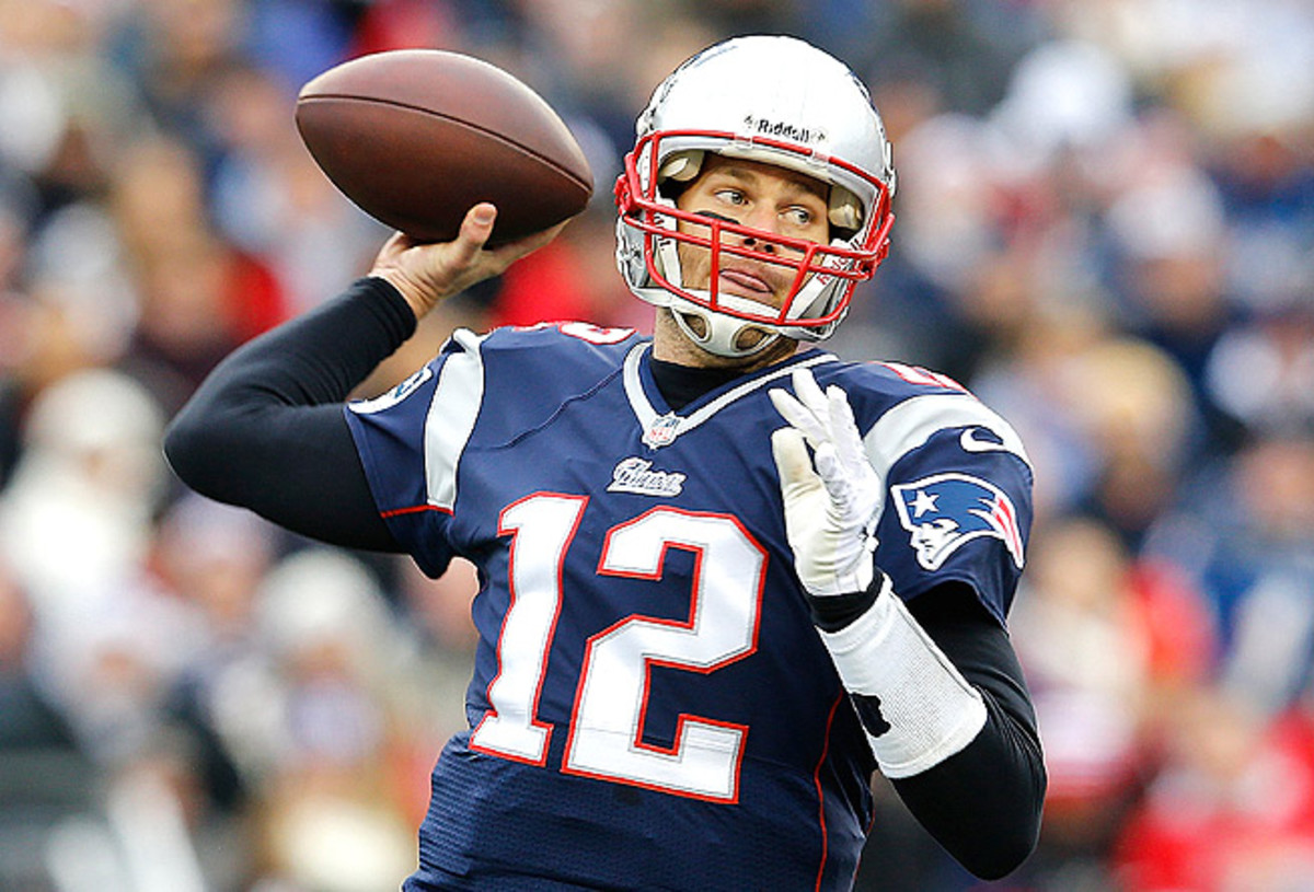 Tom Brady has been playing well, but could regress this week without Rob Gronkowski on the field.