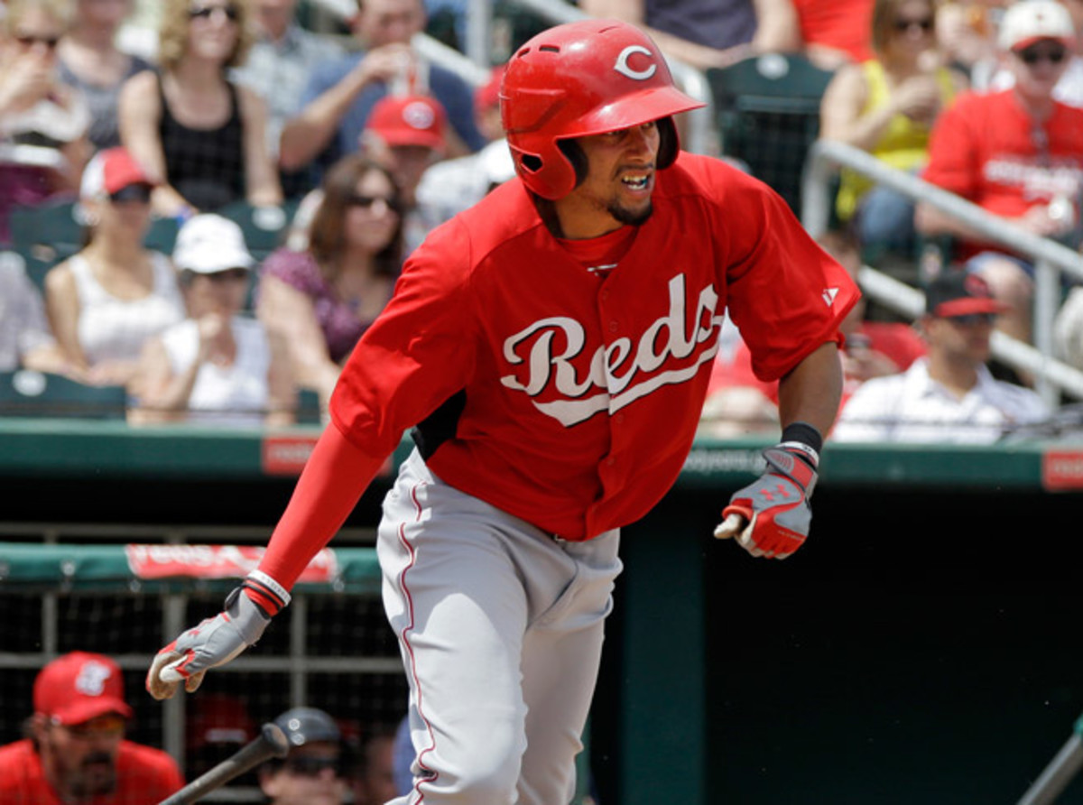 Billy Hamilton set a professional record with 155 stolen bases in the minor leagues last season.