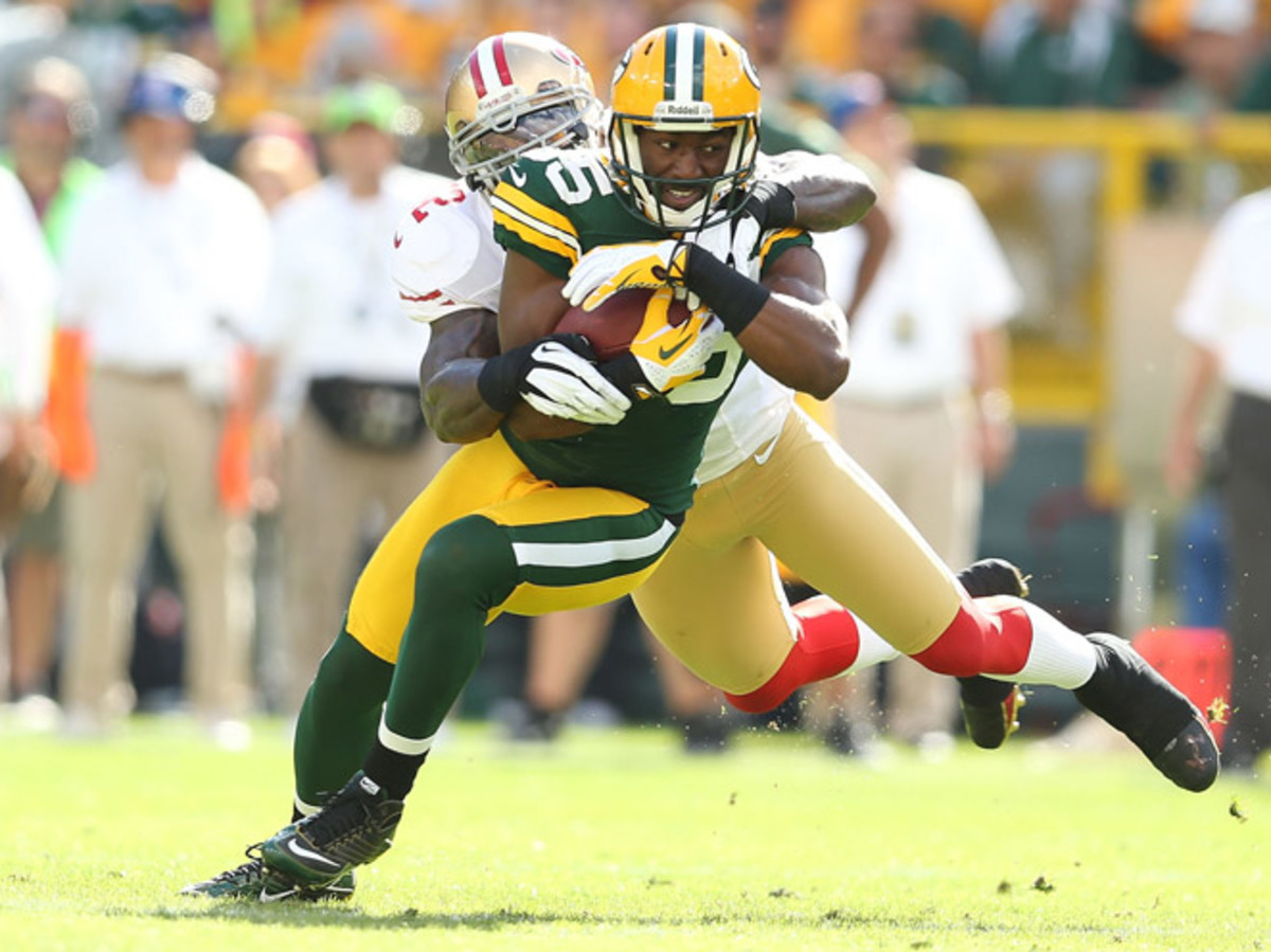 In an injury-plagued 2012, Greg Jennings had 36 catches for 366 yards and four scores in eight games.