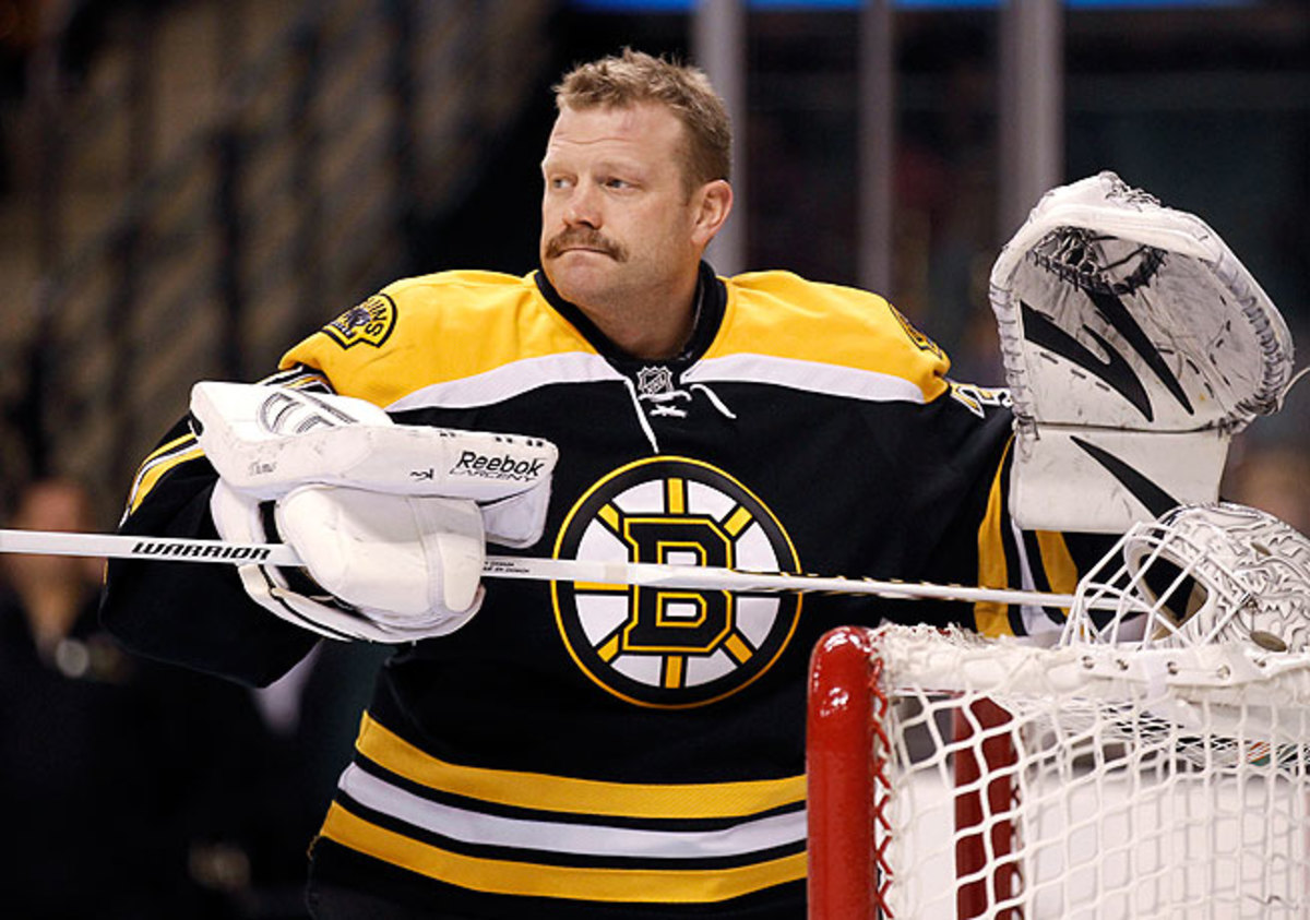 Tim Thomas, who won the Vezina and Conn Smythe trophies in 2011, did not play during the 2013 season.