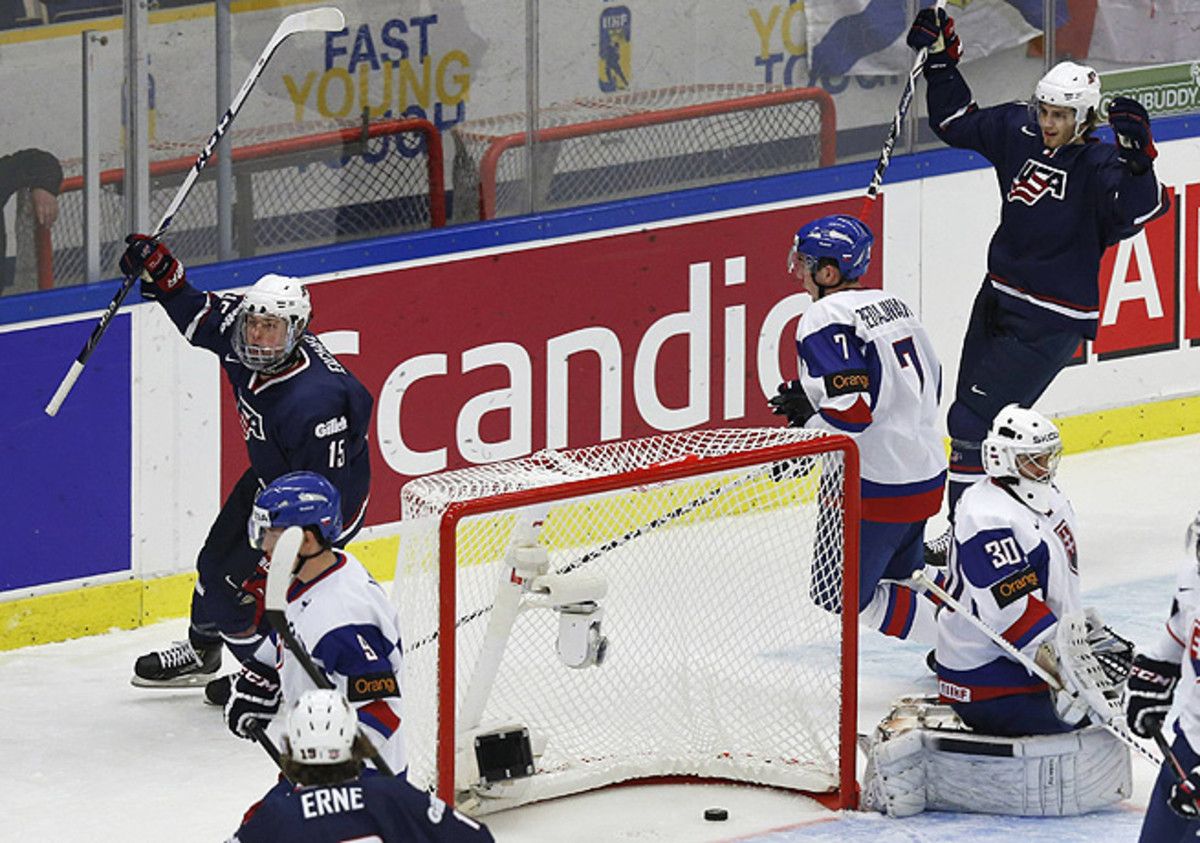 The defending champion United States kept their perfect record intact with a victory over Slovakia.