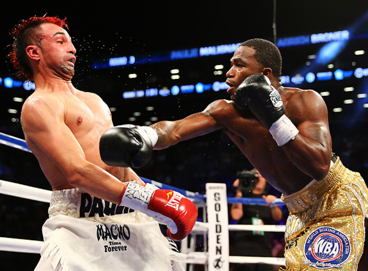 Adrien Broner didn't dominate his fight on Saturday, but he did more than enough to prevail. [Al Bello/Getty Images]