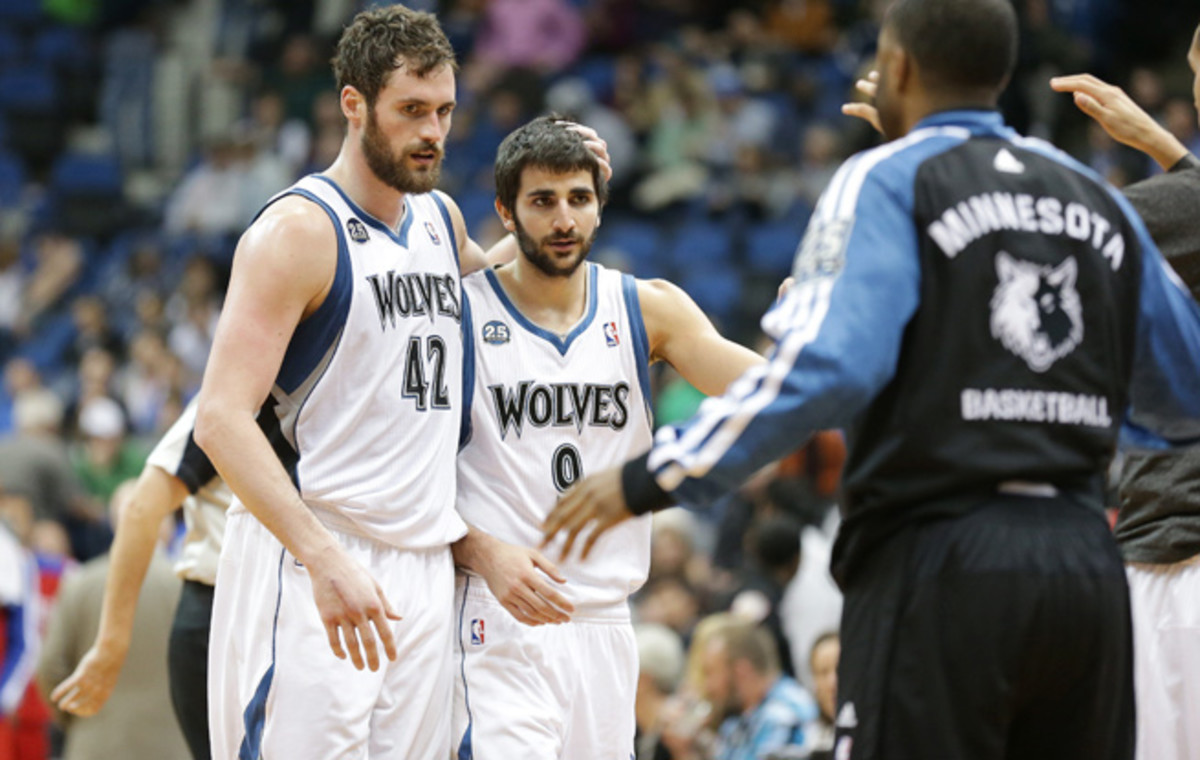 In their third season together, Kevin Love and Ricky Rubio are still eyeing their first postseason berth.