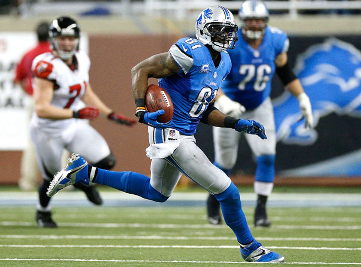 Calvin Johnson, the top wide receiver in fantasy, had 122 receptions for 1,964 yards last season.