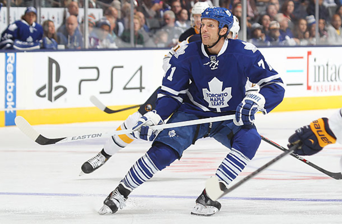 David Clarkson was the first bench player to enter into the fray, and as such received the appropriate suspension. 