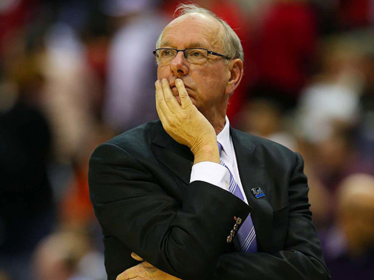 Syracuse's Jim Boeheim condemned Rutgers coach Mike Rice's abuse of his players Thursday.(Al Tielemans/SI)