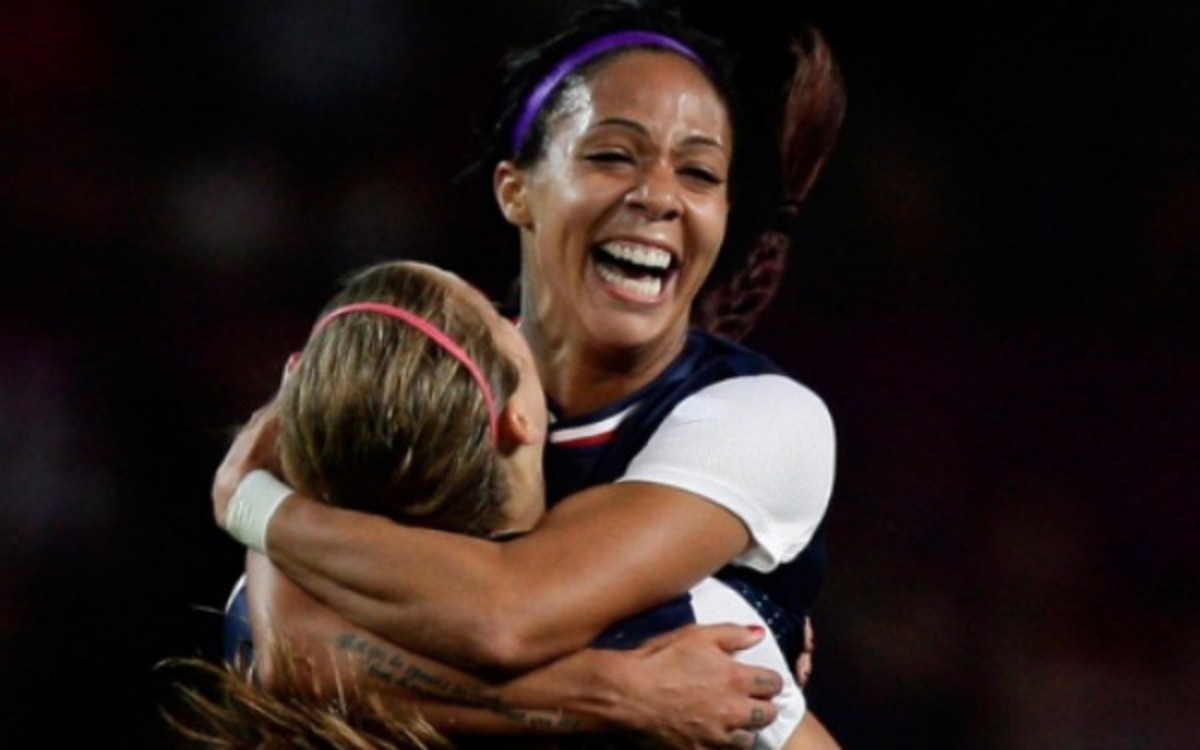 U.S. soccer forward Sydney Leroux said Canadian fans directed racial slurs at her. (AP Photo)