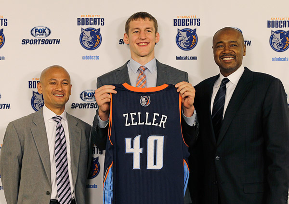 The Bobcats selected Cody Zeller No. 4 overall in the NBA draft 2013. 