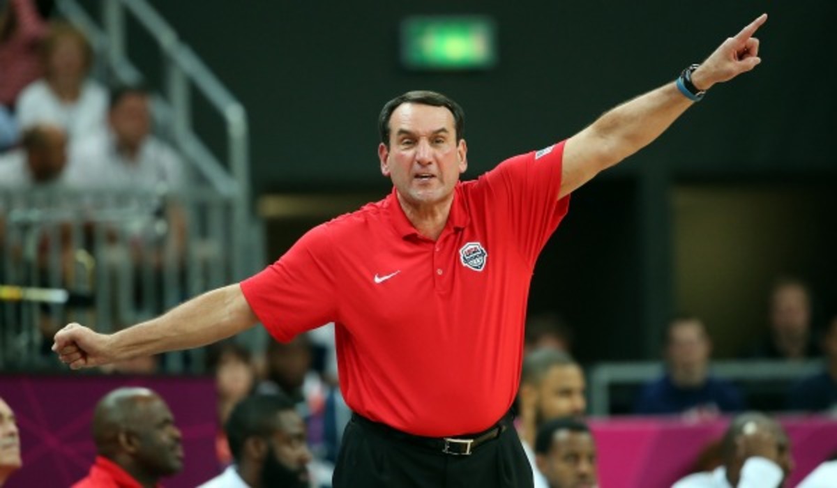 Coach K will be returning to coach Team USA through the 2016 Summer Olympics in Rio. (Photo by Christian Petersen/Getty Images)