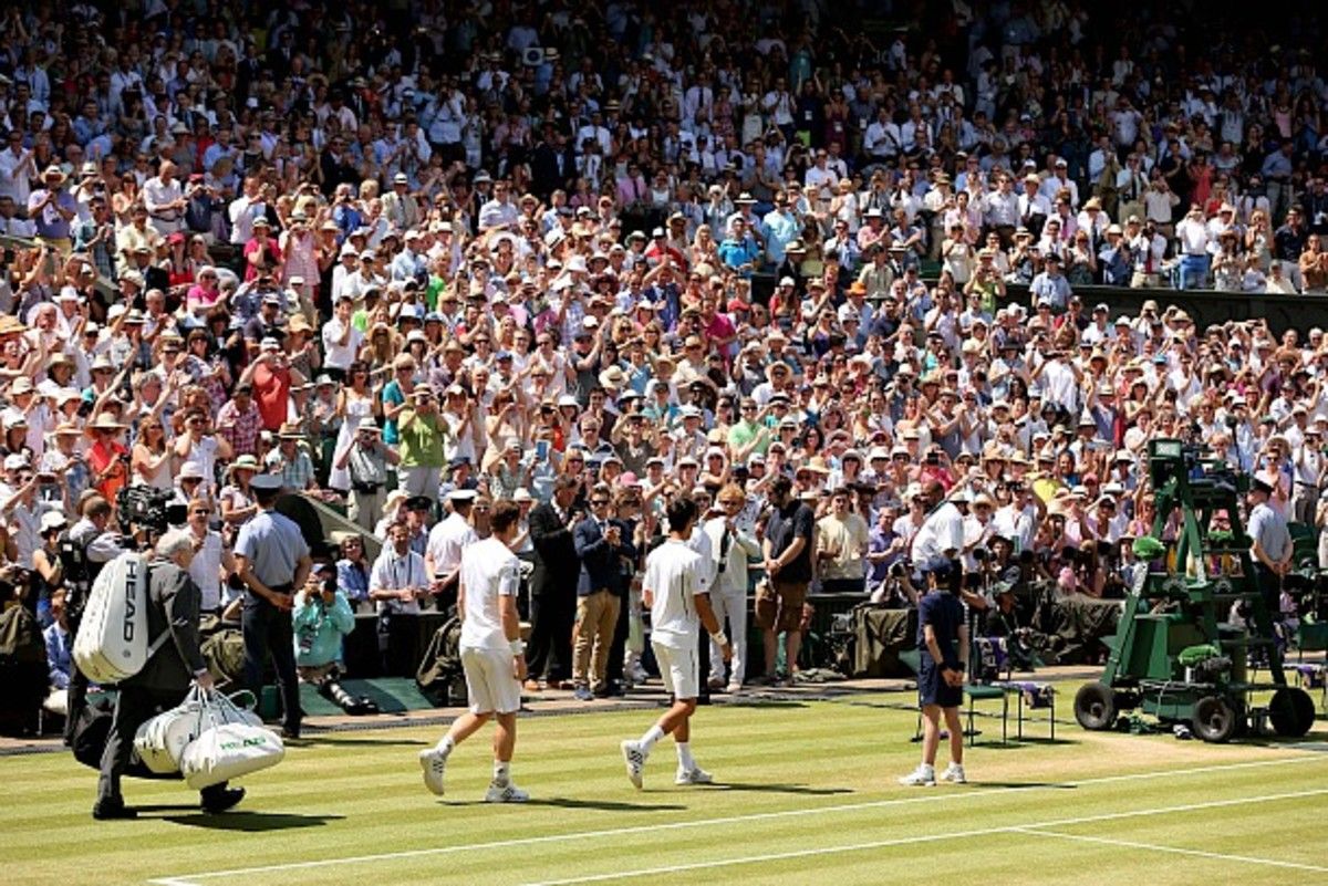 Andy Murray and Novak Djokovic