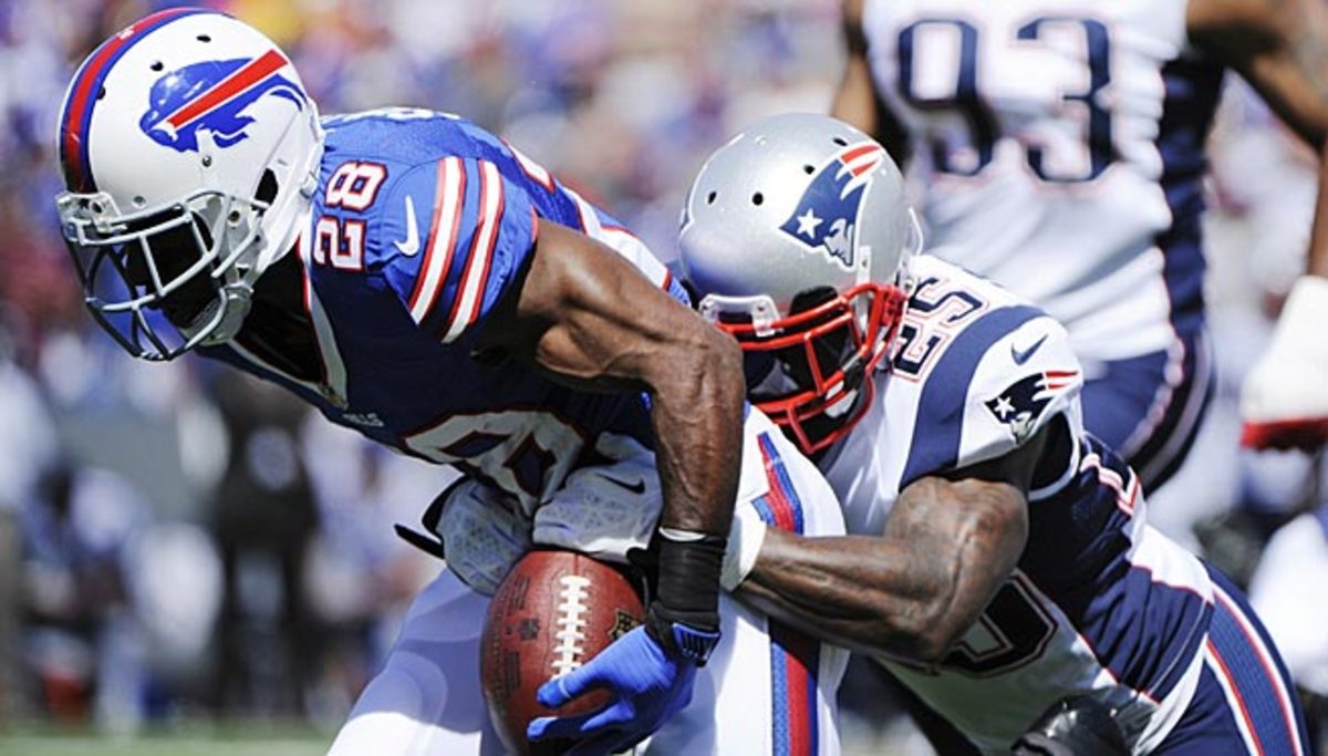 C.J. Spiller went in the first round of nearly every draft, but didn't exactly live up to that in Week 1.