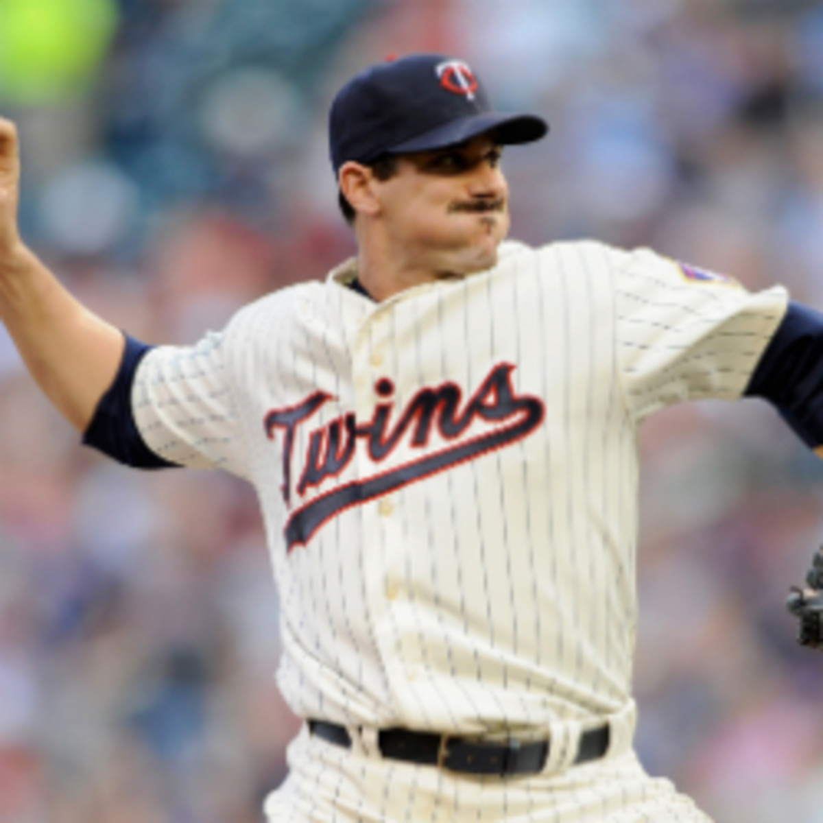 Carl Pavano will be out six to eight weeks after rupturing his spleen. (Hannah Foslien/Getty Images)