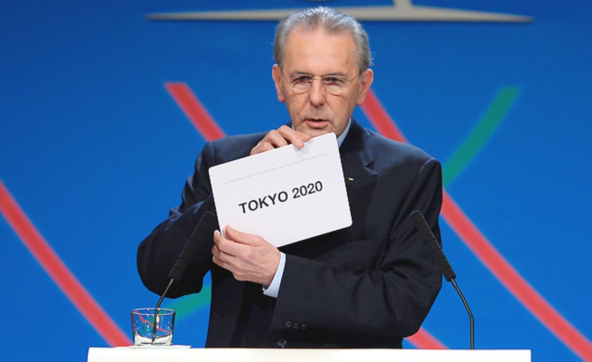 One of Jacques Rogge's last acts as IOC president was to award the 2020 Olympics to Tokyo.