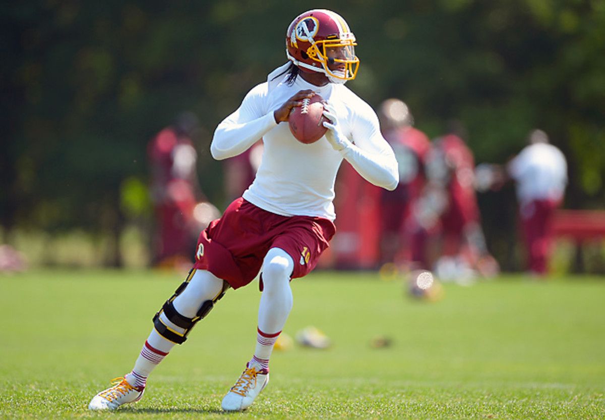 Even if he's ready for Week 1, Washington's Robert Griffin III will be a major fantasy injury risk. 
