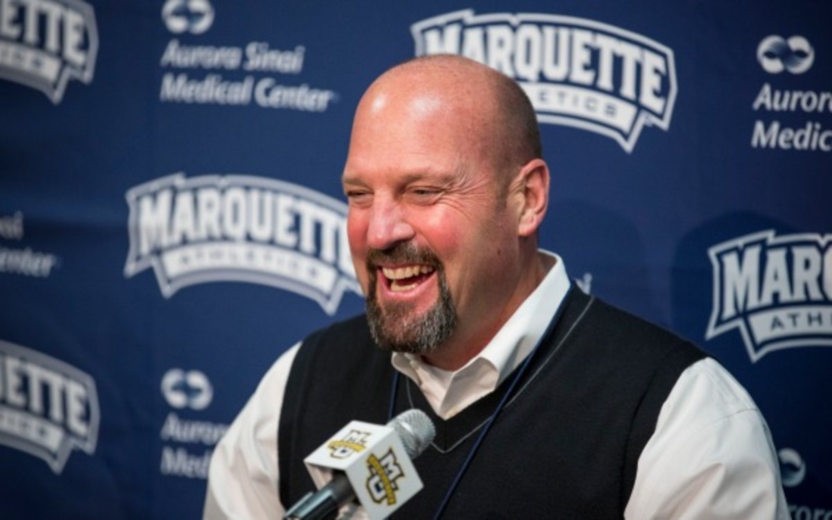 Marquette athletic director Larry Williams resigns only after two years on the job. (AP Photo/Tom Lynn)