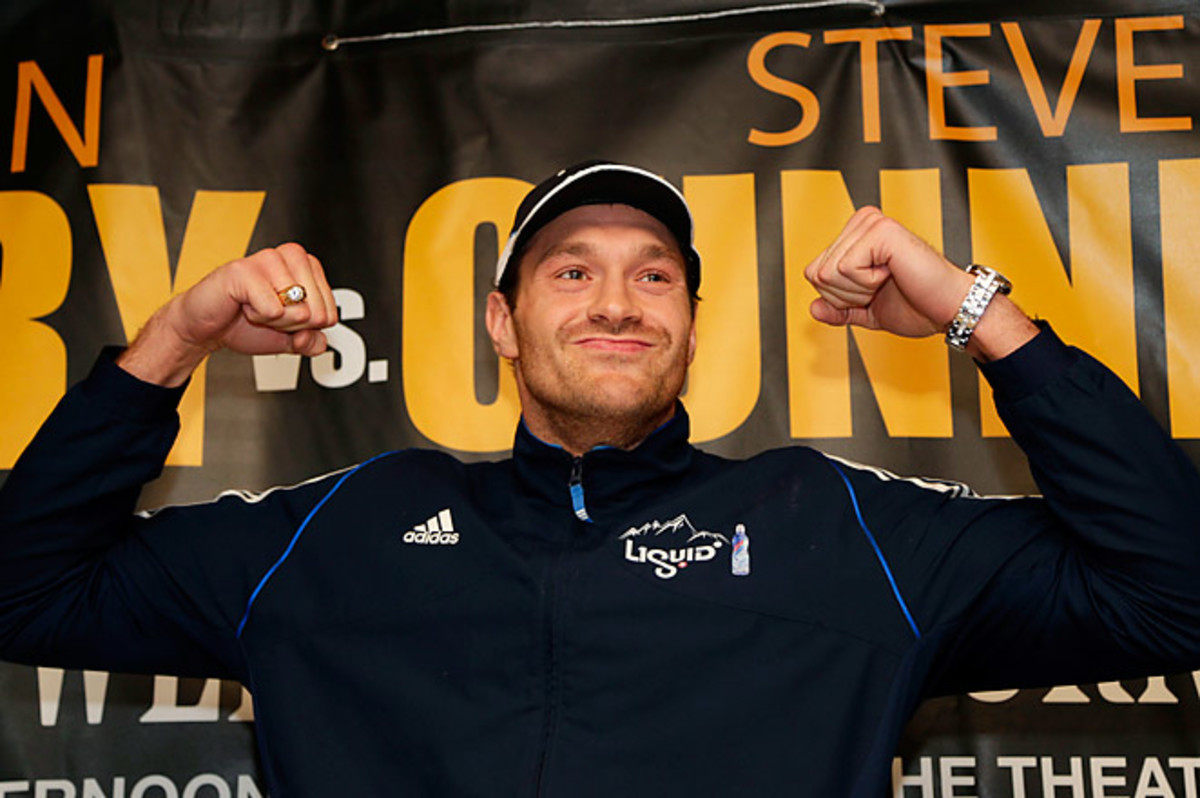 Unbeaten Fury certainly isn't afraid to talk, promising to dominate Cunningham in the ring on Saturday. 