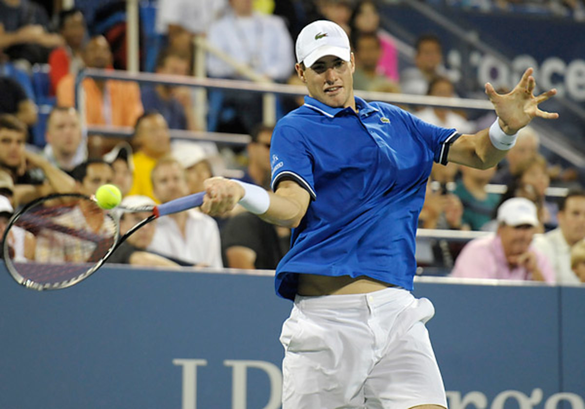 John Isner will reach the fourth round of a Slam for the first time since 2011 if he can stop TK on Day 6 of the U.S. Open. (AP Images)