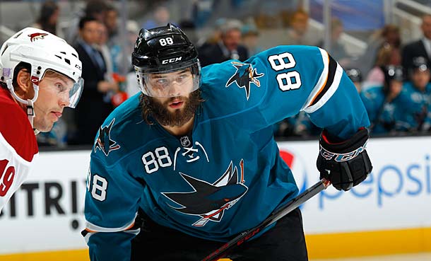 Brent Burns injury: Sharks forward to miss Monday night's game against Red  Wings 