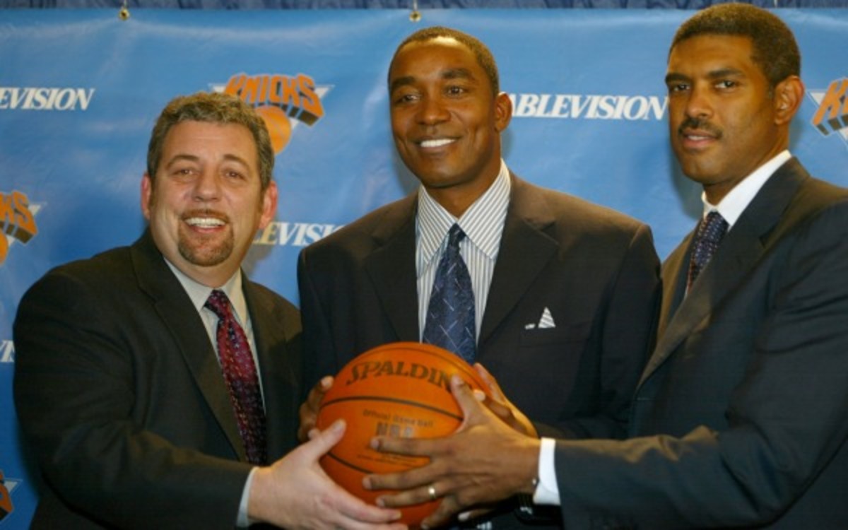 Knicks owner James Dolan says he expects the team to compete for championships. (Ray Amati/NBAE via Getty Images)