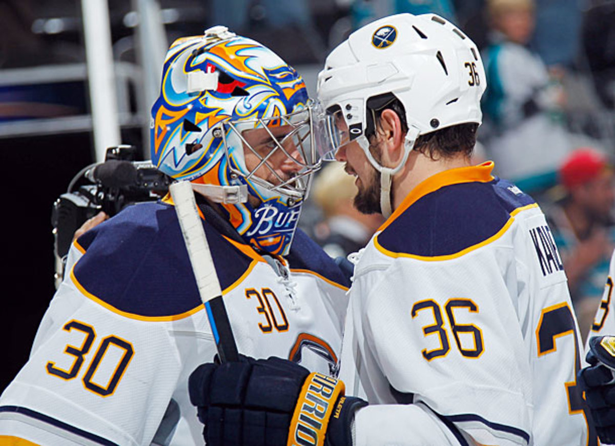 Ryan Miller and Patrick Kaleta