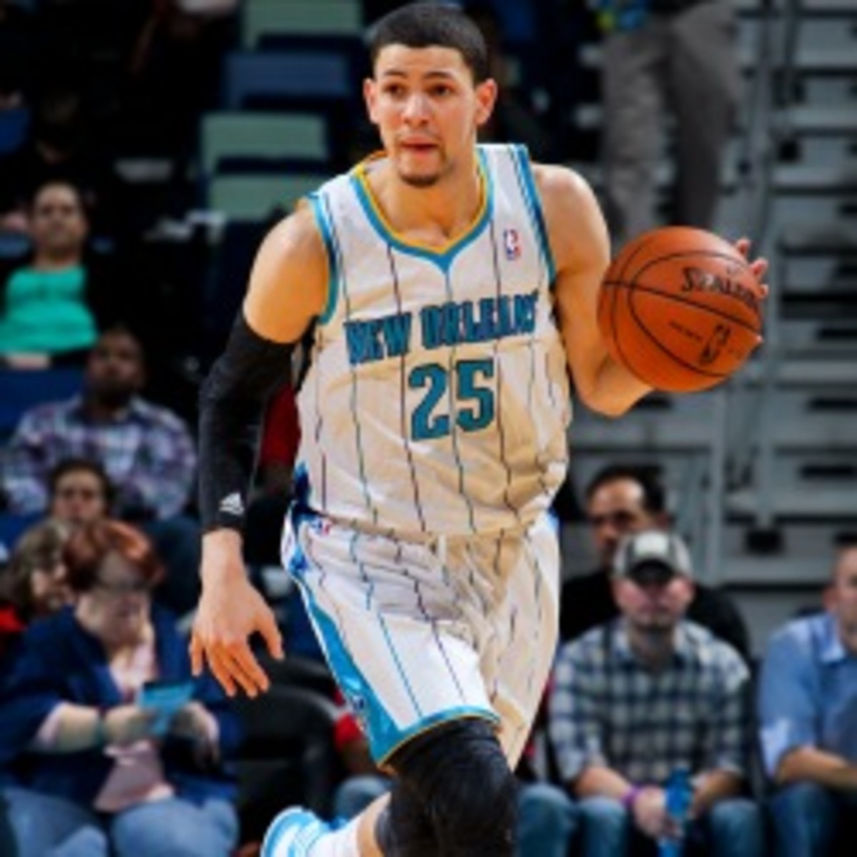 Hornets rookie Austin Rivers will miss 4-6 weeks with a broken hand. (Layne Murdoch Jr./NBA/Getty Images)